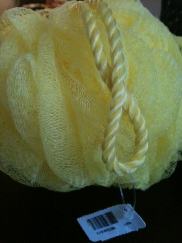 Bath & Body Works Mesh Pouf Shower Sponge Yellow