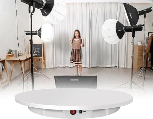 Electric Rotating Display Stand, Automatic Remote Control Electric Turntable, 100KG Load Motorized Rotating Stand Display Table, 360º Rotating Photography Turntable