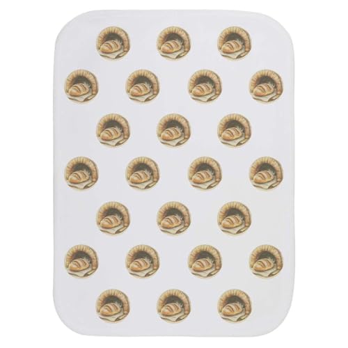 Azeeda 'Bread in Brick Oven' Baby Burp/Wash Cloth (BC00032010)