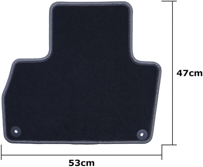 Maserati Levante (2016 Onwards) Tailored Carpet - Dark Grey - Pack of 5