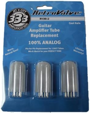 Jetcity RV3B12 3-Pack Analog Vacuum Tube By Roberts Retrovalve - Blue