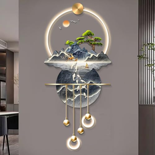 Décoration murale lumineuse LED 3D pour habiller un grand mur vide
