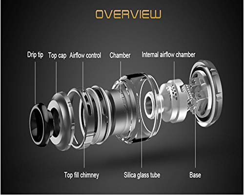 E-Cigarette-GeekVape-Zeus-X-RTA-2ml-25mm-Diameter-for-SingleDual-Coil-Building-Adopting-Improved-top-Airflow-DesignNo-Tobacco-No-Nicotine-Black