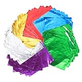 TOGEVAL Papel de Aluminio para Envolver Chocolates y Dulces 15 CM 600 Hojas Colores Surtidos Rojo Morado Verde Azul Plata Oro Grado Alimenticio para Hornear y Manualidades DIY en