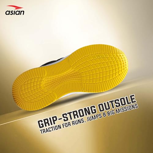 Image of ASIAN Adventure-52 Kids Shoes | Lightweight Sporty Kicks, Breathable Running Shoes, Secure Fit with Memory Foam Technology, Durable Grip Outsole | Stylish Sports Shoes for Boys & Girls
