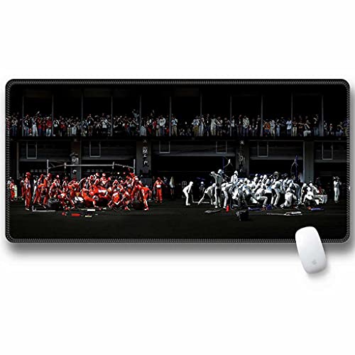 Tapis de souris gamer XXL antidérapant 900x400 mm grand tapis de souris de jeu motif supercars