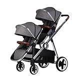 tandem 3 sillas Asientos cómodos: asientos soldados, resistentes al agua. Cada asiento puede mantener a los niños de hasta 40 lbs y 40 pulgadas de altura y reclinarse a casi plano.