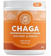 VimergyPoudredeChaga,166Portions–ExtraitdeChampignonChaga–ComplémentVegan–Formulé...