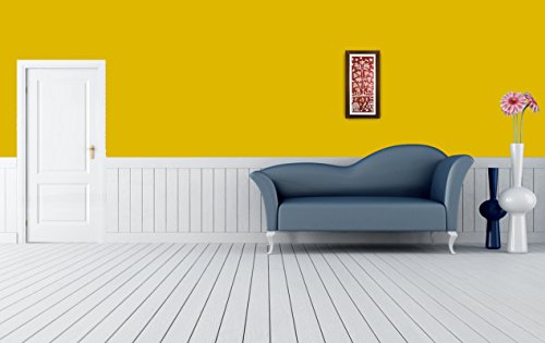 Tree of Life- Framed Tribal Wall Art and Living Room Wall Decor with Unbreakable Acrylic Glass By Indigenous Tribes from the Mountains and Coastal Areas of Western India (Warli Painting)