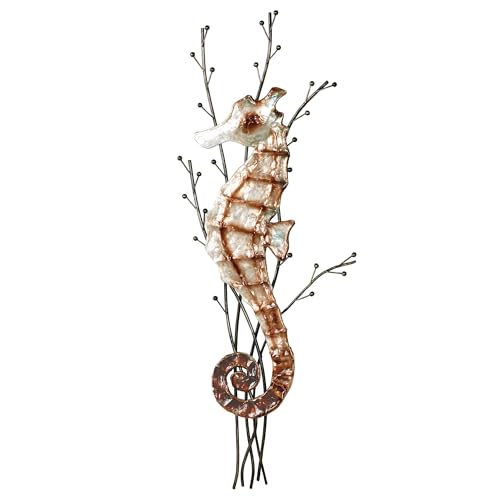 Sculpture murale en métal marron Touch of Class pour réchauffer un mur blanc