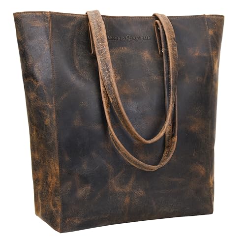 Bolso tote de cuero Antonio Valeria para mujer