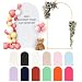 Neatsure Arch Backdrop Stand and Cover Set, 7.2FT Metal Photo Balloon Arch Backdrop Stand for Wedding Birthday Party Baby Shower Ceremony Graduation Decoration, White