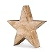 Produktbild levandeo Stern Holzstern Mango 14cm Mangoholz Braun Natur Dekoration Tischdeko Holzdeko Unikat