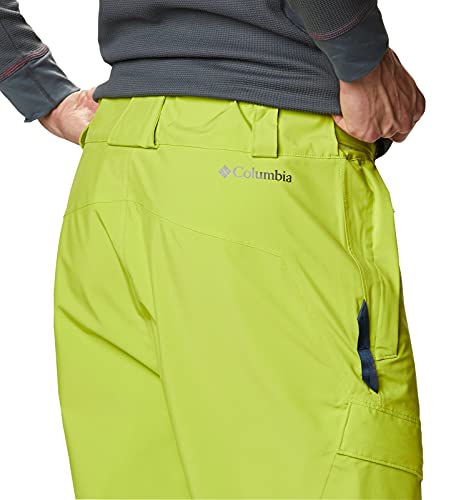 Columbia Calça masculina para guardar pó, verde-limão brilhante, 3X x 36L - Grande