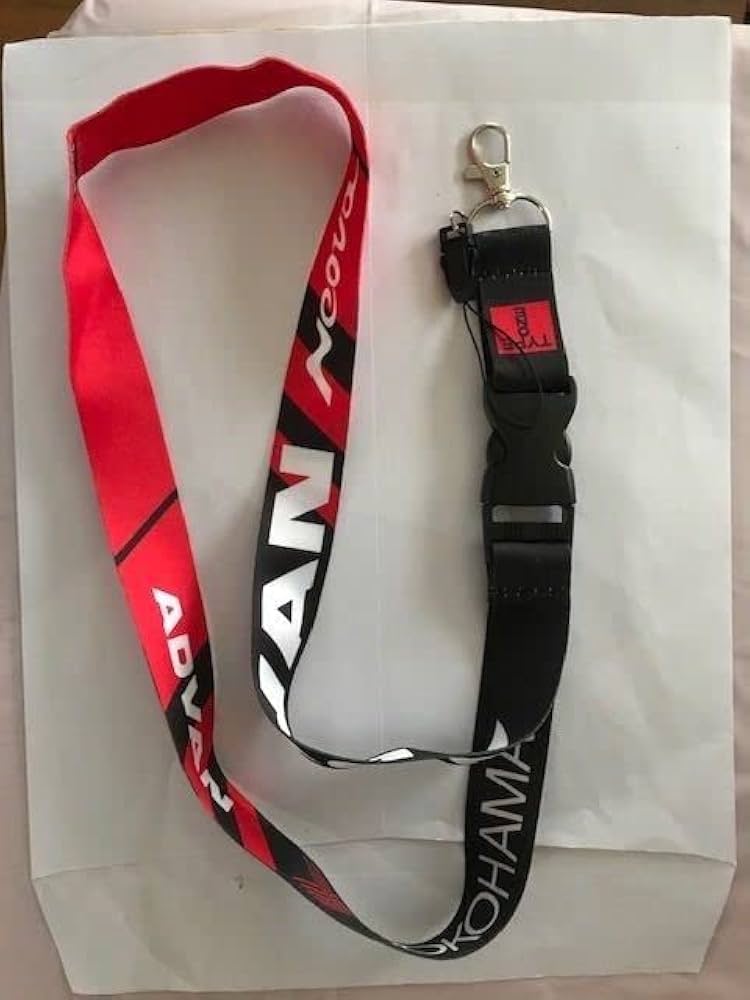ADVAN ストラップ ADVAN RACING YOKOHAMA LEATHER KEY CHAIN WHEELS NUTS GT RS RG