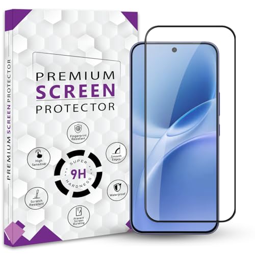 Image of Premium Tempered Glass Screen Protector Guard For Vivo V70 FE 5G (6.83 Inch, Pack of 1) | Edge to Edge Coverage With Easy to installation kit