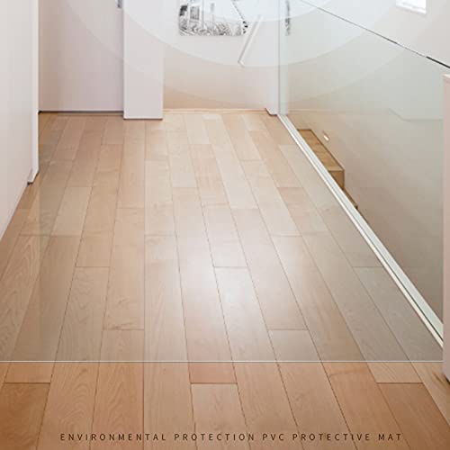 LLPEIJIE026 Teppich-Bodenschutzmatte Bürostuhl Unterlage,Schutzmatte Transparent,Kratzfest,rutschfest,Bodenmatte, Bodenschutz,ideal für Laminat,Parkett,Hartböden (150x200cm) Cover