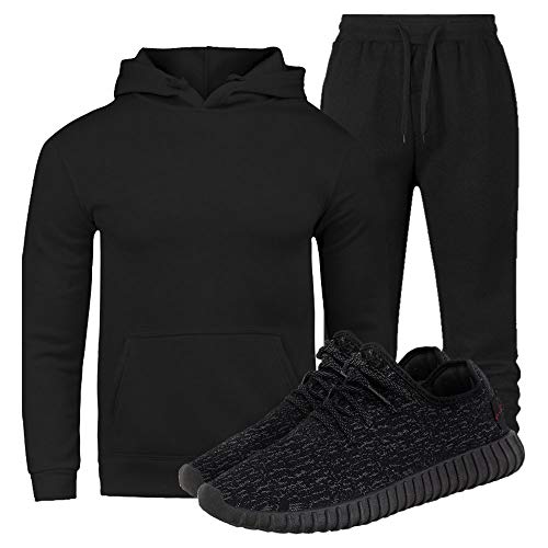 Conjunto Moletom Preto/G - Tenis Esporte Preto/40