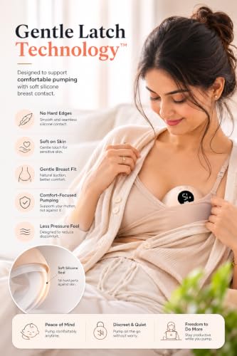 Image of Bump2Cradle Electric Breast Pump | ISO 9001: 2015 Certified | No 1 Brand by Doctors and Lactation Experts | PumpNGo Lite Intelligent | Original Silicone Wearable Breast Pump by Bump2Cradle | Soft Silicone Milk Collector | Comfortable, Low-Noise, Type-C Rechargeable | For Everyday, Value-Conscious Moms | 17, 19,21 and 24 mm Flanges | 1 Yr Warranty