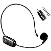 XIAOKOA Draadloze Microfoon,2.4G Draadloze Microfoon,50 m Draadloze Transmissie,Op Het Hoofd Gemonteerd en in de Hand…