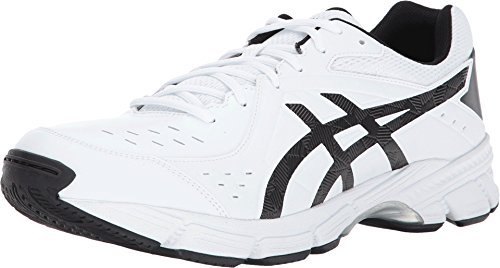 ASICS Men's Mens GEL-195 TR Athletic Shoe, White/Black/Silver, 9.5 Medium US