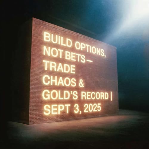 Build Options, Not Bets — Trade Chaos & Gold’s Record | Sept 3, 2025