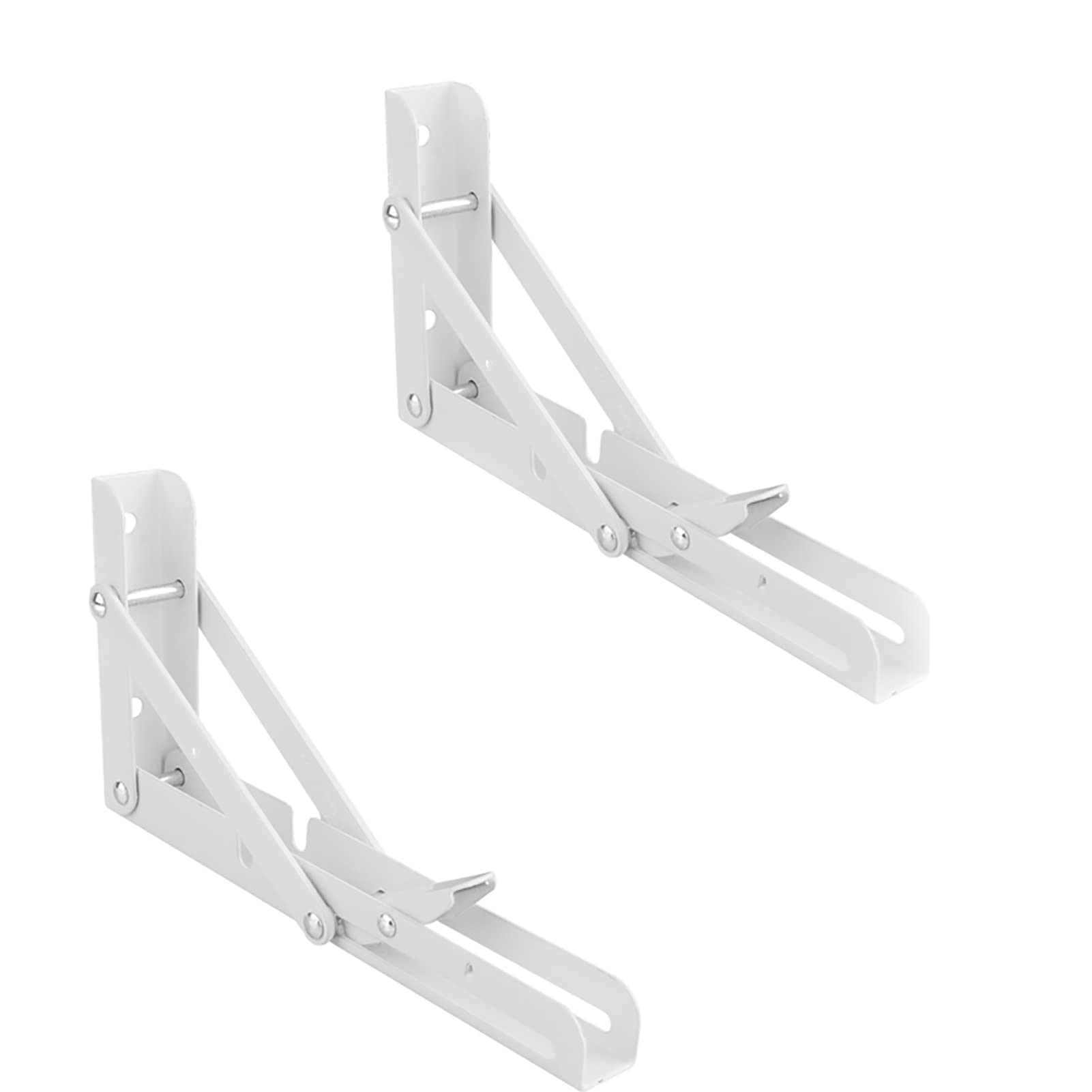 Supports d'étagère pliants robustes en métal pour table et banc