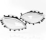 Topteng Headlight Replacement Lens Driver Passenger L+R PAIR For Corvette C6 2005 2006 2007-2011 2012 2013
