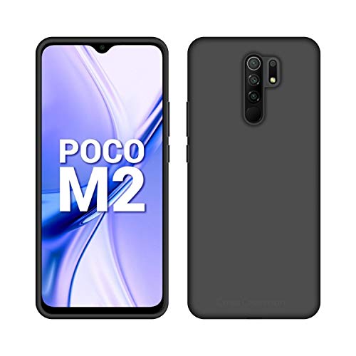 Image of Case Creation Luxurious OG Series for Xiaomi Redmi9 Prime Case Cover,Anti-Dirty Slim Case Frosted Matte Cute Candy TPU Raised Bezel (Splash of Color) Back Cover for Redmi 9 Prime -Black