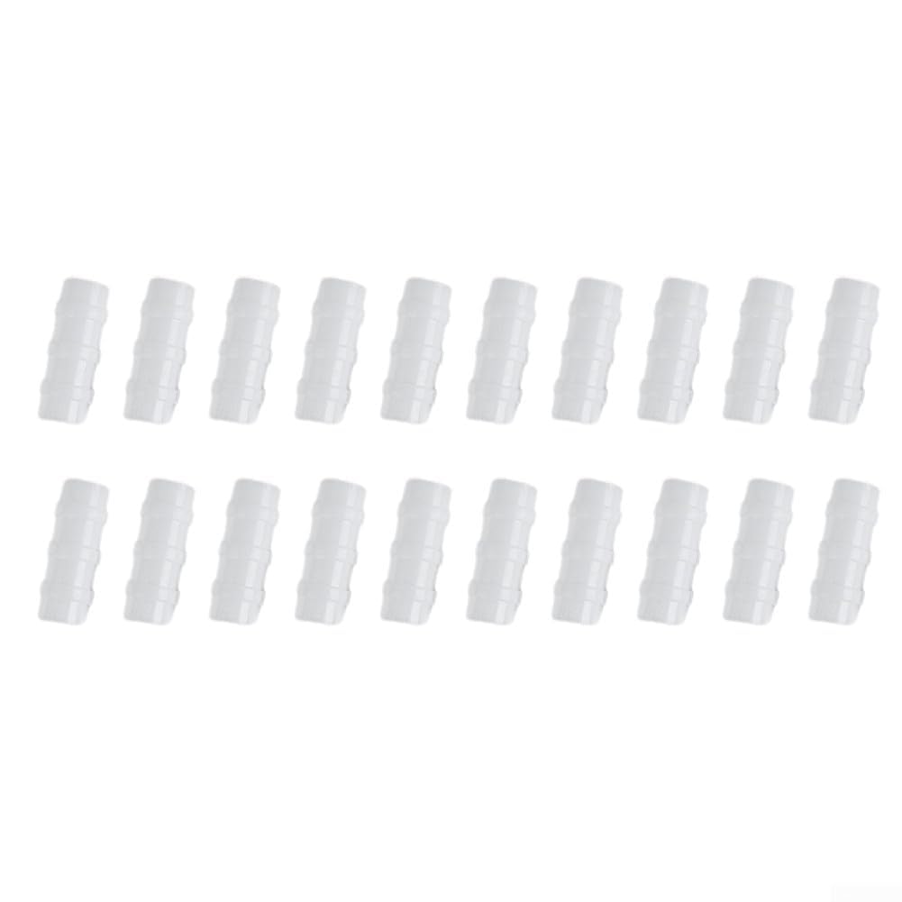 BEYOEE Heavy Duty Greenhouse Film Row Cover Netting Tunnel Hoop Clips, 20 Pack, ABS+PC Material,25mm