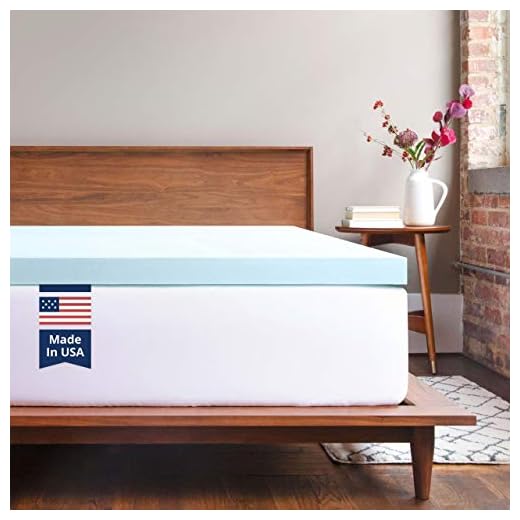 ViscoSoft Memory Foam Mattress Topper Queen | 3 Inch Response Gel Mattress Pad