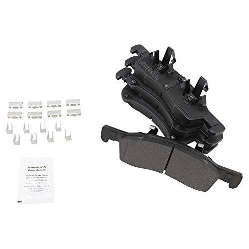TRQ Front and Rear Semi Metallic Brake Pad Set Compatible with 03-06 Ford Expedition 03-06 Lincoln Navigator by TRQ - Used condition - Image 6