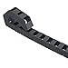 uxcell R18 10mm x 20mm Black Plastic Cable Wire Carrier Drag Chain 1M Length for CNC