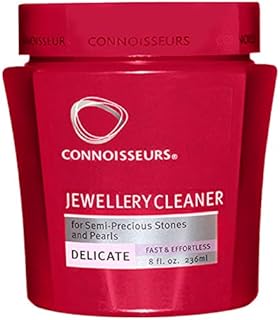 Connoisseurs Delicate Jewellery Cleaner - 236 ML Bringing Your Jewellery to its Former Glory Delicate Formula Does not harm The Appearance of Jewellery Durable for Semi-Precious Stones