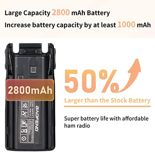 Baofeng Uv-82 High Power Baofeng Radio Ham Radio Handheld 2 Way Radio Walkie Talkies With Earpiece,Handheld Speaker Mic And Programming Cable (2 Pack-Black) #TOP1