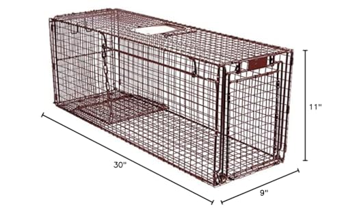 Tru Catch 30LTD Humane Live Animal Trap - Easy & Safe Catch & Release for Cats, Rabbits, & Other Small Animals - Durable Light Duty TNR - (30" L x 11" H x 9" W)