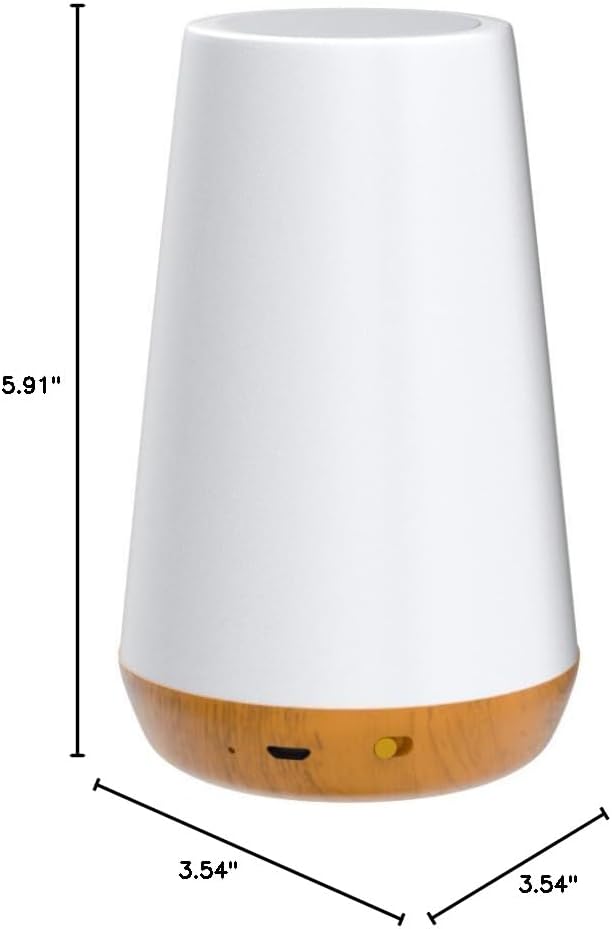 THAUSDAS Night Light, Dimmable Touch Lamp for Bedroom, Portable Table Bedside Lamp, 5 Brightness 13 RGB Colors, Night Lights for Baby Nursery Bathroom - Image 9