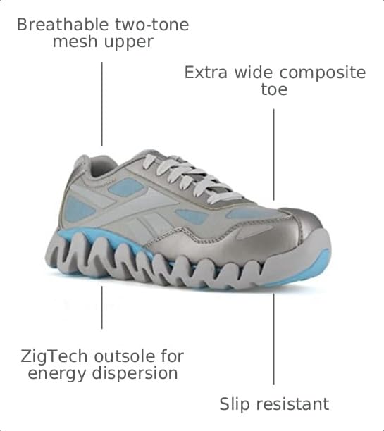 Image of Reebok Work Zig Pulse Work Composite Toe Women's Oxford