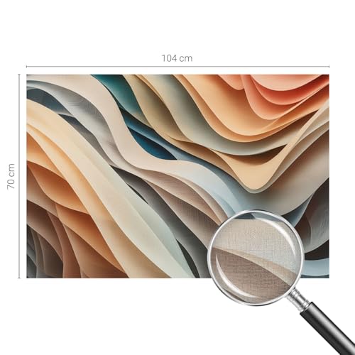 Adornos adhesivos de ondas 104x70 cm que transforman salones aburridos 5
