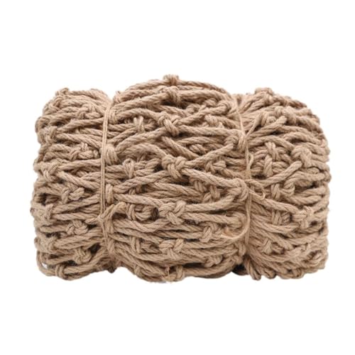 UHEKC Red Cuerda Cáñamo Fuerte Red Anticaída Seguridad para Gatos Red Seguridad para La Construcción 6mm, para Escaleras Proteccion, Personalizable (Color : 6cm Mesh, Size : 1x8m(3x26ft))
