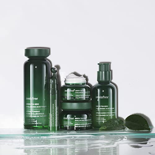 Innisfree Green Tea Hyaluronic Acid Hydrating Eye Cream: Nourish, Soothe, Hydrate, And Support Skin Barrier #TOP3