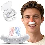 Red Light & Blue Light Therapy for Nose – LED Nasal Device for Dry Nose & Sinus Comfort, USB-Rechargeable Light Therapy with Charging Case