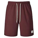 Pantalones cortos de verano para hombre con cintura elástica, pantalones cortos casuales de pana, pantalones deportivos transpirables y pantalones de entrenamiento para vacaciones, playa, tabla con