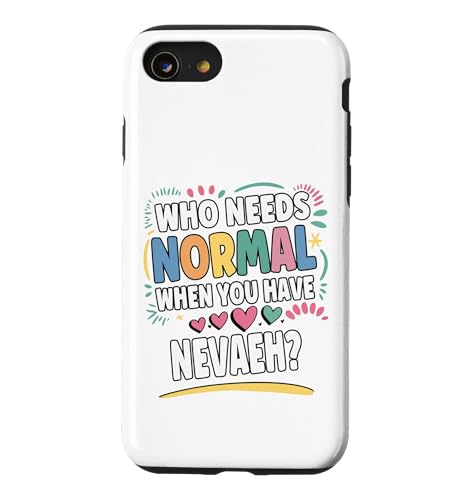 NEVAEH Personalized Name Funny Cute Custom NEVAEH Name �X�}�z�P�[�X iPhone SE (2020) / 7 / 8 �p