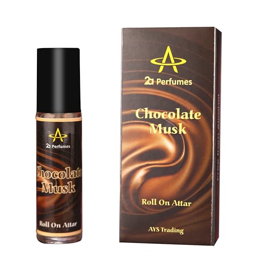 Image of Chocolate Attar Perfume For Men | Chocolate Musk Attar | Long Lasting Chocolate Perfume, Liquid, 8 Ml