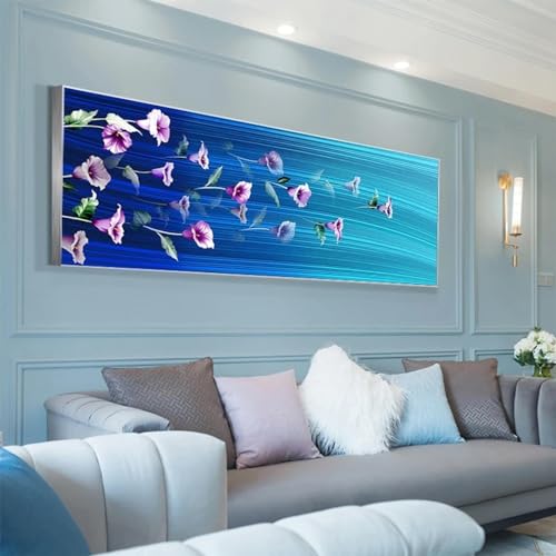 Affiches floraison bleue pour creer un mur art apaisant dans la maison