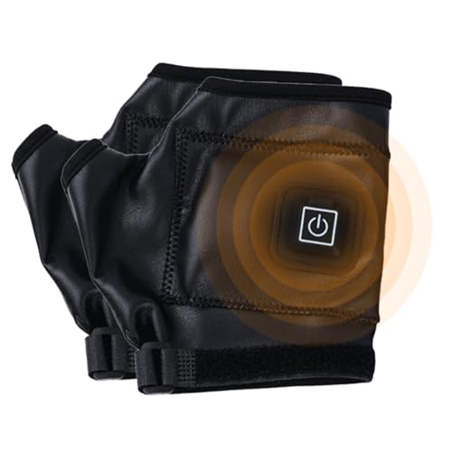 Guantes calentados por USB, guantes de trabajo con pantalla táctil para invierno, Guantes Térmicos Recargables Guantes Eléctricos, Guantes con pantalla táctil, guantes sin dedos con control de tempera