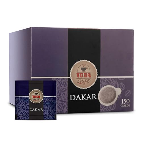 600 Cialde Caffè DAKAR Forte e Deciso To.Da Caffè Gattopardo - Cialde Compatibili ESE 44mm - 4 Cartoni da 150 -