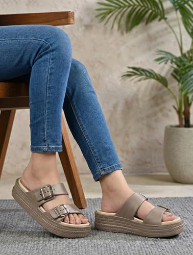 Image of HEALTH FIT SUPER SOFT Comfortable with Adjustable Strap Flip-Flops Women's & Girl's Cushioned |Waterproof Anti Skid & Lightweight OUT Door & IN Door Slipper INDIGO2