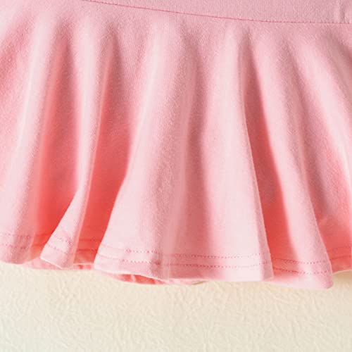 Dieray Toddler Baby Girl Shorts Skirts 18-24 Months 2 Pack Flared Plain Pleated Skater Skirt Sport Skort #TOP7